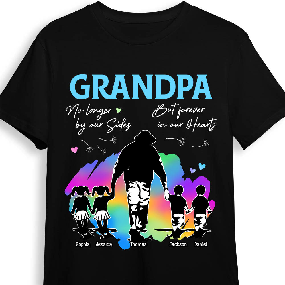 Personalized Memorial Gift Grandpa On My Heart Shirt Hoodie Sweatshirt 29100 Primary Mockup