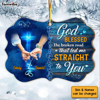 Personalized Christmas Gift For Couples Benelux Ornament 29109 thumb 1