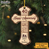 Personalized 40th Wedding Anniversary Religious 40 Years Of Marriage Ornament 29110 1