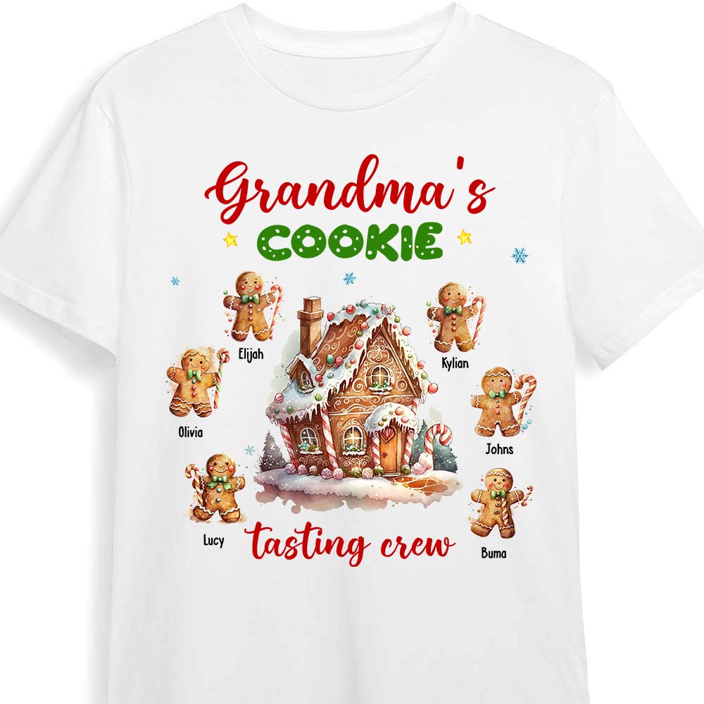 Personalized Christmas Gift For Grandma Cookie Gingerbread Shirt Hoodie Sweatshirt 28549 29112 Primary Mockup