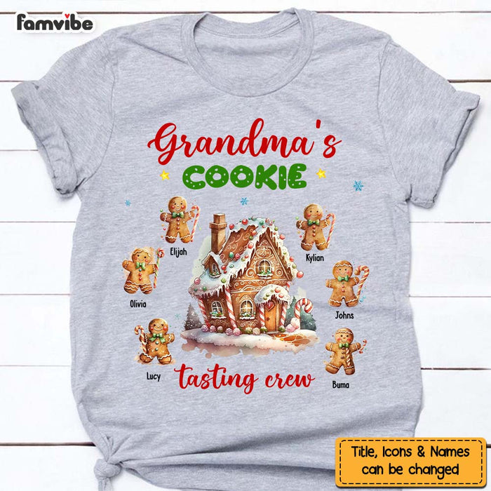 Personalized Christmas Gift For Grandma Cookie Gingerbread Shirt - Hoodie - Sweatshirt 28549 29112 1