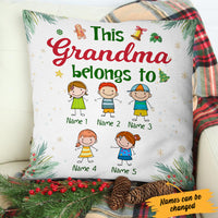 Personalized Grandma Christmas Pillow NB103 81O34 thumb 1