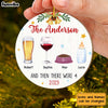 Personalized Gift For Family First Christmas Circle Ornament 29131 1