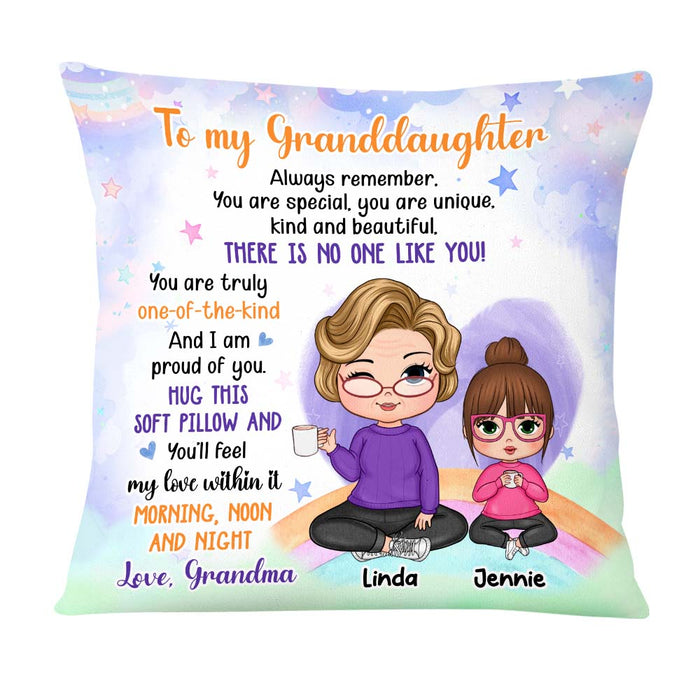 Personalized Gift For Granddaughter You Are Beautiful Pillow 29133 1