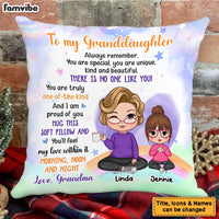 Personalized Gift For Granddaughter You Are Beautiful Pillow 29133 thumb 1