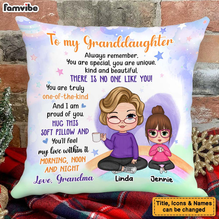 Personalized Gift For Granddaughter You Are Beautiful Pillow 29133 1