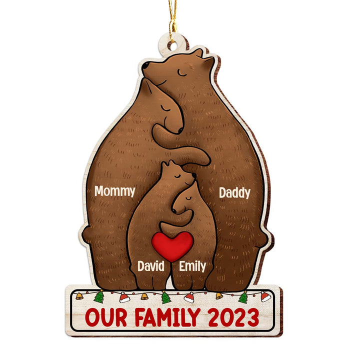 Personalized Our Family 2023 Ornament 29139 1