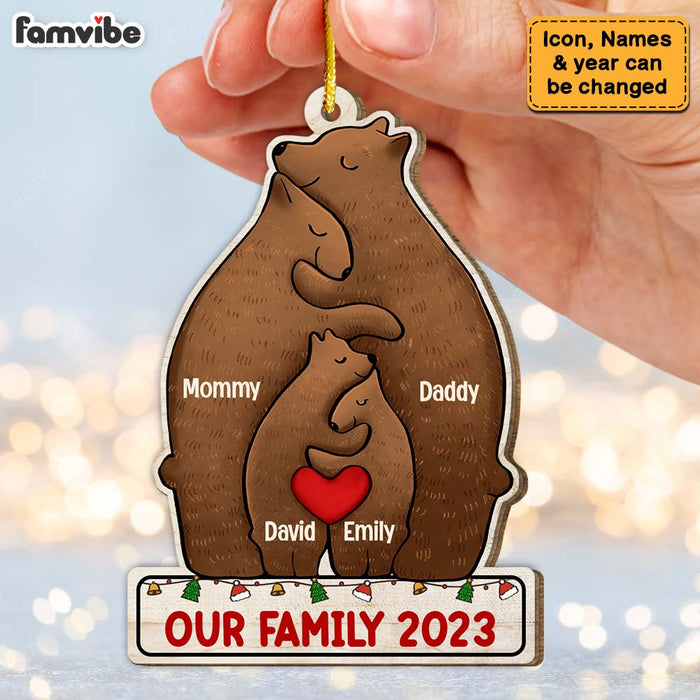 Personalized Our Family 2023 Ornament 29139 1