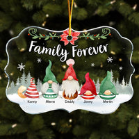 Personalized Family Forever Gnome Christmas Benelux Ornament 29154 thumb 1