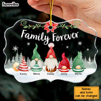 Personalized Family Forever Gnome Christmas Benelux Ornament 29154 thumb 1