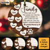 Personalized Family Definition Circle Ornament 29155 1