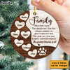 Personalized Family Definition Circle Ornament 29155 1