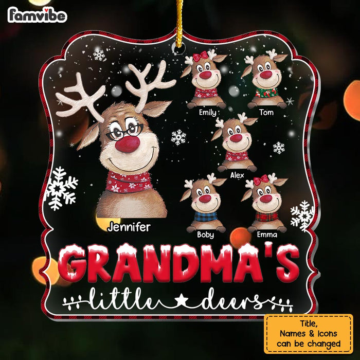 Personalized Grandma's Little Deers Ornament 29159 1
