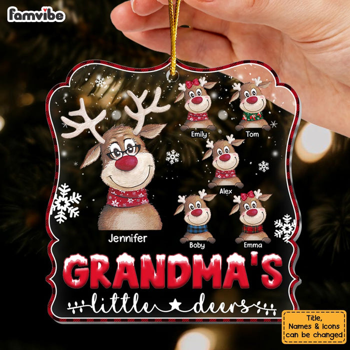 Personalized Grandma's Little Deers Ornament 29159 1