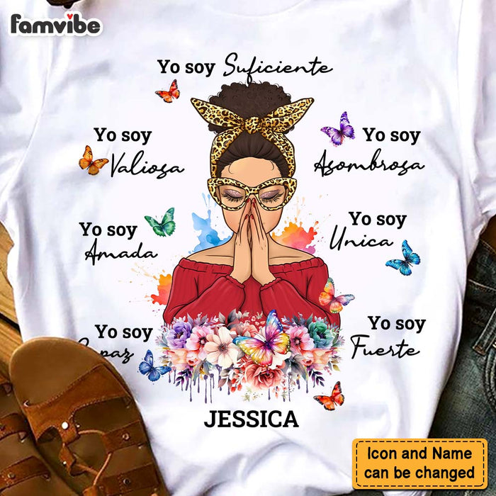 Personalized Gift For Daughter Spanish Positive Yo Soy Shirt - Hoodie - Sweatshirt 29160 1