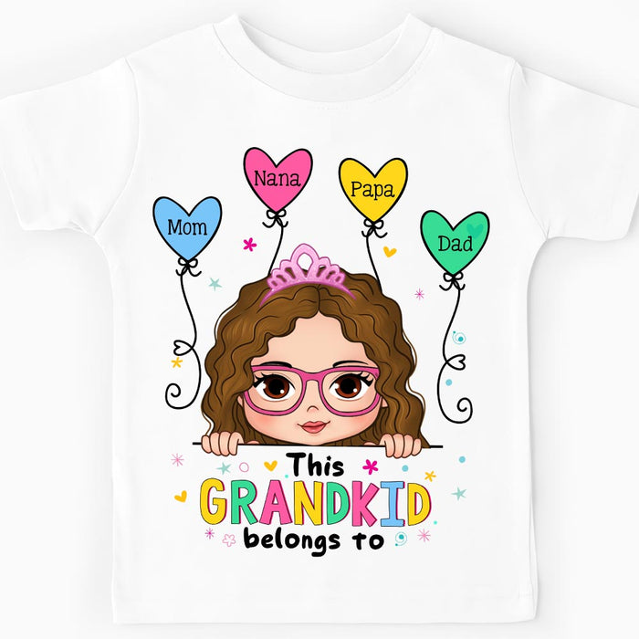 Personalized This Grandkid Belongs To Kid T Shirt 29166 1