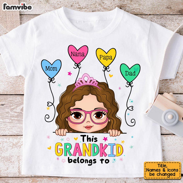 Personalized This Grandkid Belongs To Kid T Shirt 29166 1