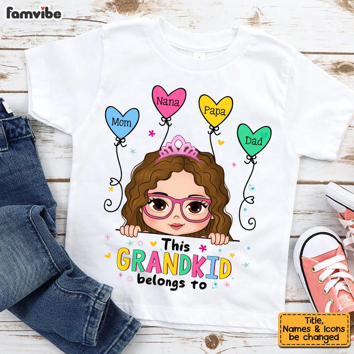 Personalized This Grandkid Belongs To Kid T Shirt 29166 1