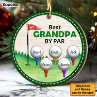 Personalized Grandpa Golf Circle Ornament 29175 thumb 1