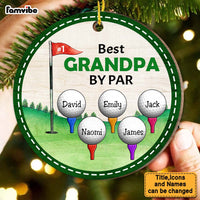 Personalized Grandpa Golf Circle Ornament 29175 thumb 1