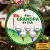 Personalized Grandpa Golf Circle Ornament 29175 1