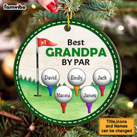 Personalized Grandpa Golf Circle Ornament 29175 thumb 1