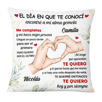 Personalized Couple Spanish Pareja Pillow 29176 thumb 1