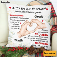 Personalized Couple Spanish Pareja Pillow 29176 thumb 1