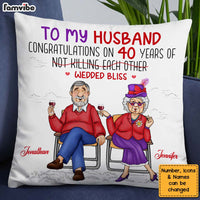 Personalized Gift For Husband Couple 40 Years Anniversary Pillow 29179 thumb 1
