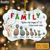 Personalized Gift For Family Love Never Ends Benelux Ornament 29201 1