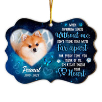 Personalized Gift For Pet Loss Memorial Benelux Ornament 29207 thumb 1