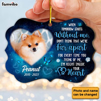 Personalized Gift For Pet Loss Memorial Benelux Ornament 29207 thumb 1
