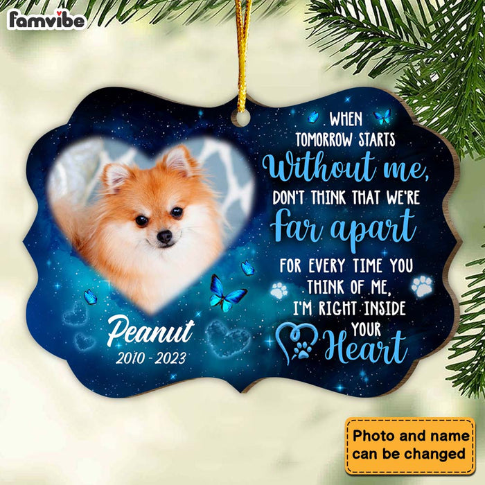 Personalized Gift For Pet Loss Memorial Benelux Ornament 29207 1