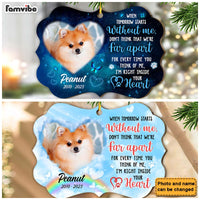 Personalized Gift For Pet Loss Memorial Benelux Ornament 29207 thumb 1