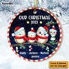 Personalized Gift For Family Our Christmas Circle Ornament 29213 1