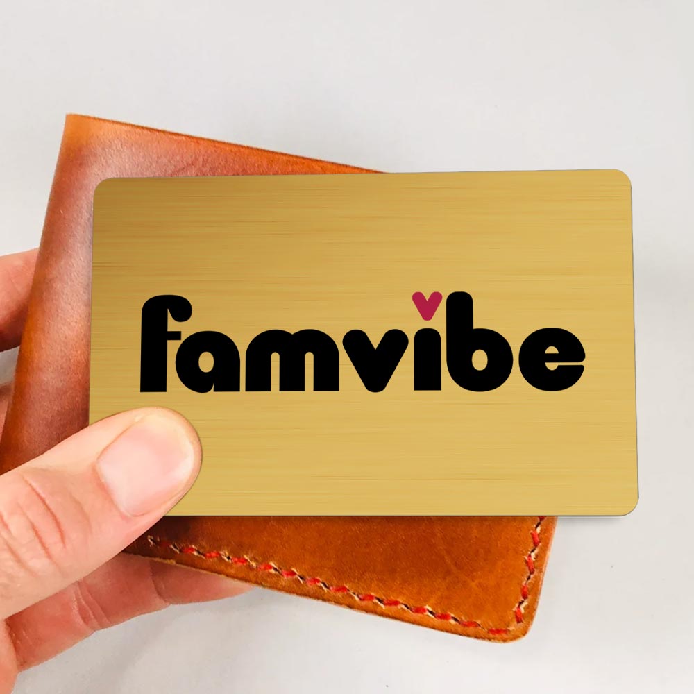 Personalized Famvibe Wallet Card 29216 Primary Mockup