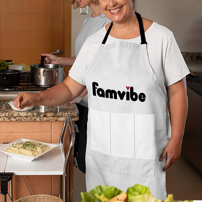 Personalized Famvibe Apron With Pocket 29219 1