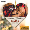 Personalized Forever Loved Dog Memorial Heart Ornament 29225 1