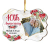 Personalized Gift For Couple 40th Wedding Anniversary Upload Photo Benelux Ornament 29235 1
