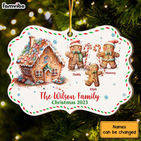Personalized Family Christmas Cookie Gingerbread Benelux Ornament 29242 thumb 1