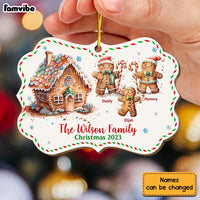 Personalized Family Christmas Cookie Gingerbread Benelux Ornament 29242 thumb 1