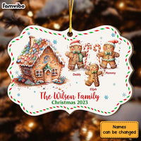 Personalized Family Christmas Cookie Gingerbread Benelux Ornament 29242 thumb 1