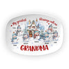 Personalized Christmas Gift For Grandma Snowman Plate 29245 1