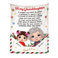 Personalized Letter To My Granddaughter Blanket 29247 thumb 1