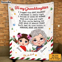 Personalized Letter To My Granddaughter Blanket 29247 thumb 1