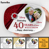 Personalized Couple Gift 40 Years Of Love Anniversary Plate 29248 1