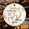 Personalized Christmas Gift For Couple We Got This Circle Ornament 29262 1