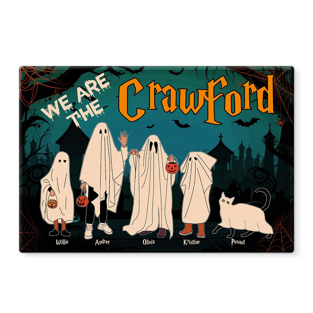 Personalized Gift For Family Halloween We Are The Doormat 29270 Primary Mockup