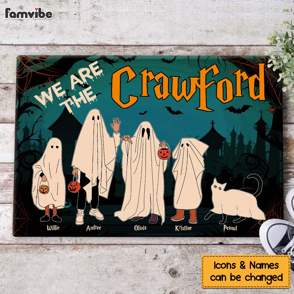 Personalized Gift For Family Halloween We Are The Doormat 29270 Primary Mockup