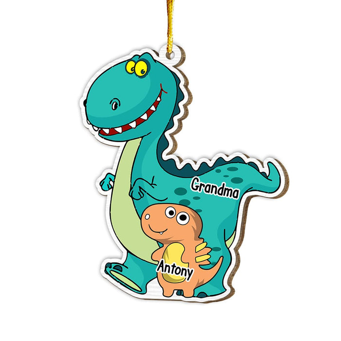 Personalized Gift For Grandson Dinosaur Ornament 29271 1